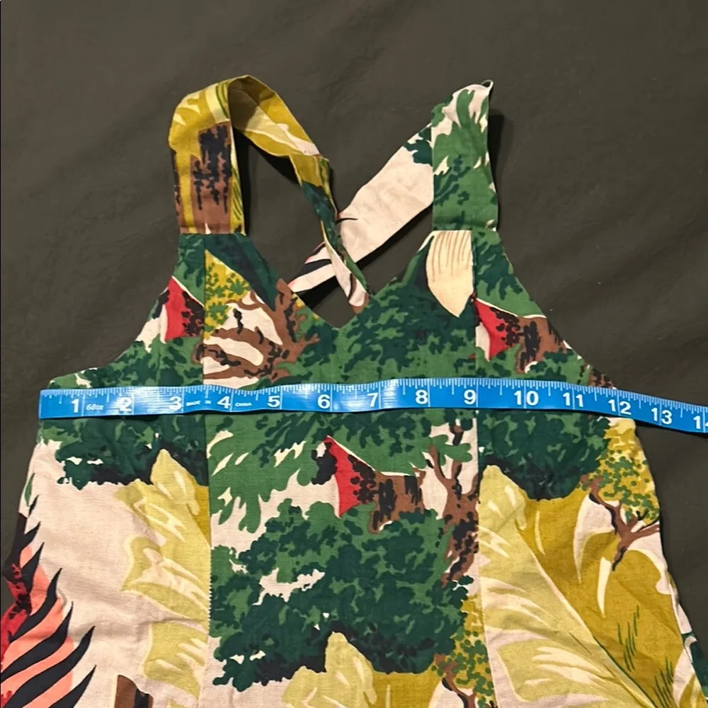 Vintage Maui Hawaii girls dress Floral  Dress Tropical Print